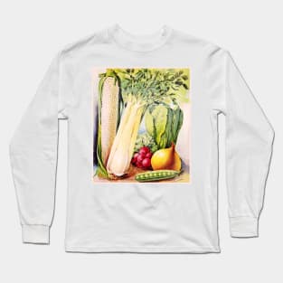 Vegetable Seed Catalogue, 1900s Long Sleeve T-Shirt